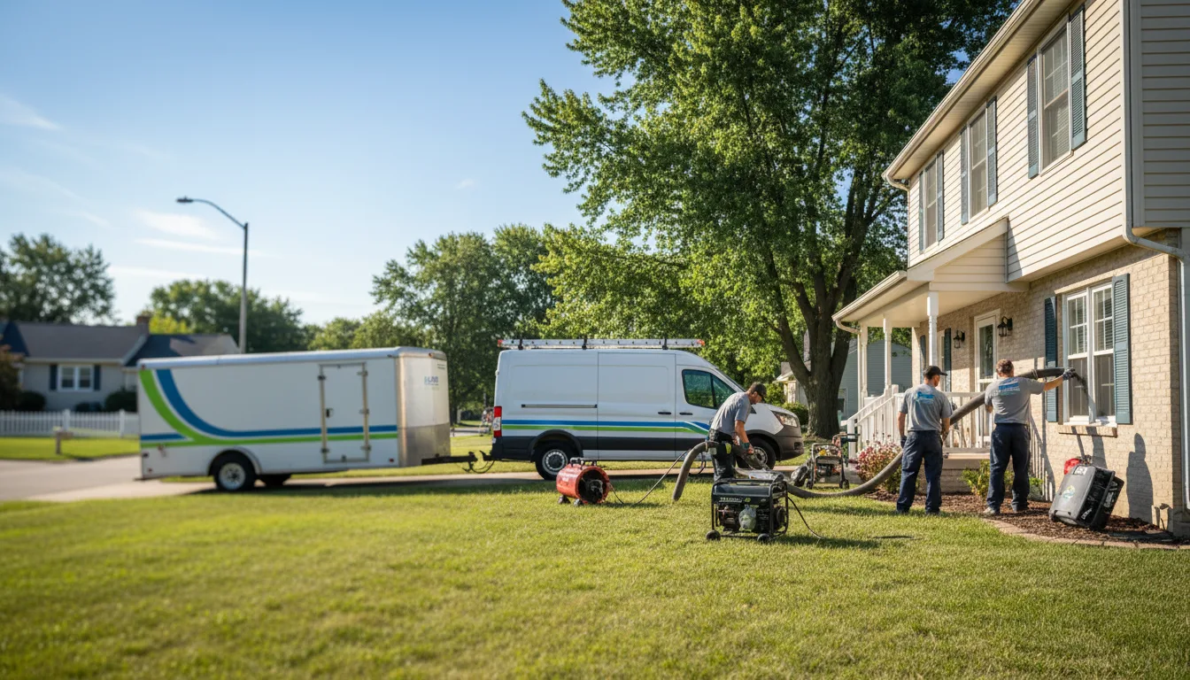 Flooded Basement Restoration And Cleanup With Repair in Glade, KS near me